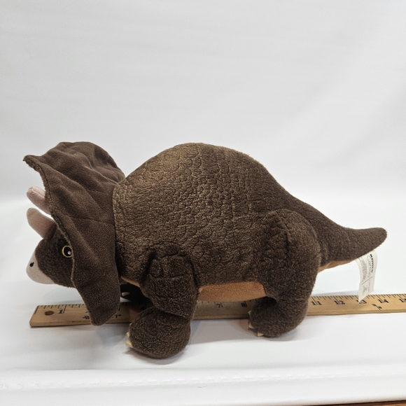 Kohl's Cares Brown Triceratops Dinosaur 13" Plush Golden Books Stuffed Animal - Picture 6 of 10
